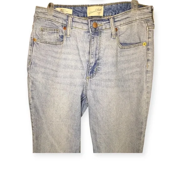 Women’s Light Blue Stretch Denim Jeans | Size 8/29R | Bootcut Raw Hem | NWOT - Picture 7 of 10